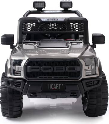Prabal POBO GRAY Motors 4x4 (1-8Yrs) Battery ride on Jeep Battery Operated Ride On
