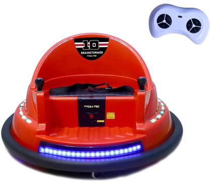 TYGATEC Bumper Remote Control Baby car with LED Lights & 360 Degree Spin Rideons & Wagons Battery Operated Ride On