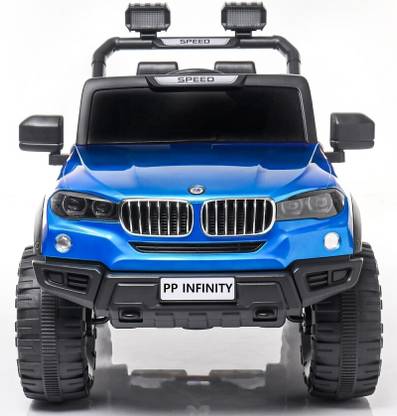 PP INFINITE BMW 12V Electric Ride On Jeep For Kids With Remote Control, Music Light 1-6 Yrs Jeep Battery Operated Ride On