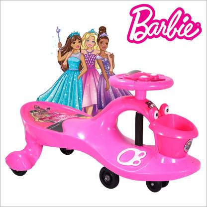 Toyzone Barbie Magic Car/Toys for kids/With Music And Horn Rideons & Wagons Non Battery Operated Ride On