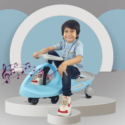 Dash Ride-ON| Magic Twister Car With Music |360 Rotating Handle|40 KG weight capacity Car Non Battery Operated Ride On