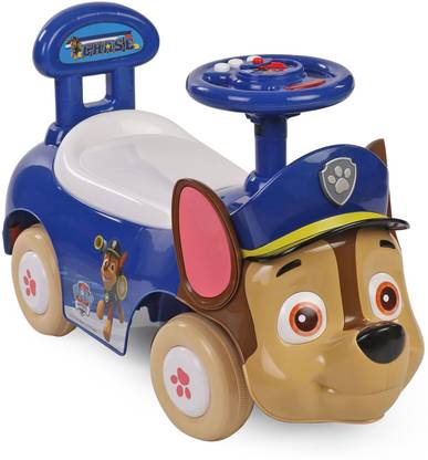 PAW PATROL Chase Ride-On Car | Chase Face Shape | Imported Premium Quality | Blue Colour Rideons & Wagons Battery Operated Ride On
