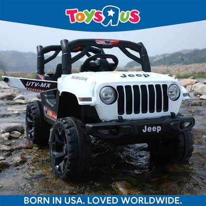Toys R Us Avigo 908 WHITE battery car for kids Jeep Battery Operated Ride On
