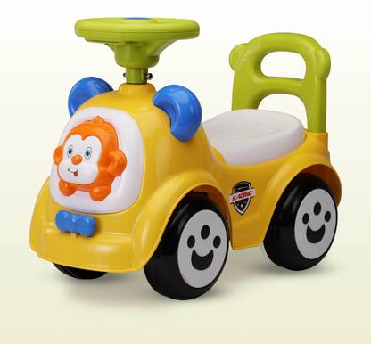 LuvLap Sunny Car with Music, for kids 1 to 3 years upto 25 Kgs Rideons & Wagons Non Battery Operated Ride On