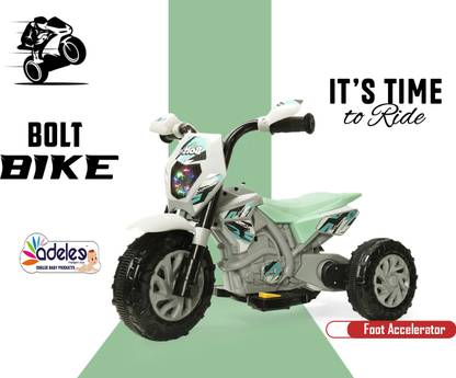 ODELEE Battery Operated Foot Accelerator Bolt Bike For Kids Bike Battery Operated Ride On