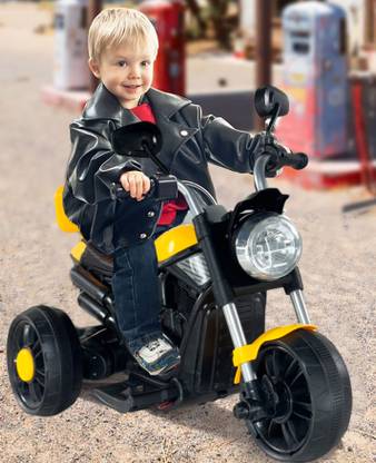 Wishmaster Electric Mini Motorcycle Foot Acceleration Toys For 1 , 2 , 3 , 4 Years Bike Battery Operated Ride On