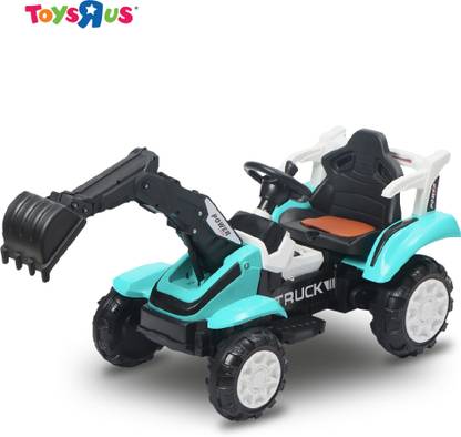 Toys R Us Avigo 12V Excavator JCB with Horn, safety belt & Digger Rideons & Wagons Battery Operated Ride On