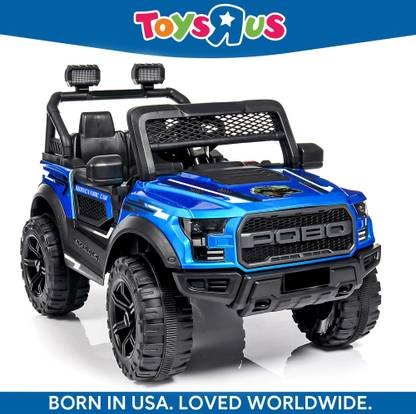 Toys R Us Avigo Rechargeable 12V Battery Operated Ride on Car Jeep with Music, Led Lights. Jeep Battery Operated Ride On