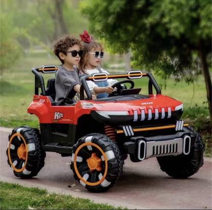 HK ENTERPRISES OFFICIAL Unveiling the Ultimate Adventure: Rechargeable 4x4 Stylish LED Lights Jeep Battery Operated Ride On