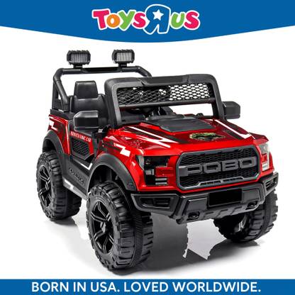 Toys R Us Avigo Rechargeable 12V Battery Operated Ride on Car Jeep with Music, Led Lights. Jeep Battery Operated Ride On