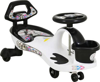 SmallBoyToys HOOPA MAGIC CAR for kids with music & Light ride on baby car for 3+ Years Kids Rideons & Wagons Non Battery Operated Ride On