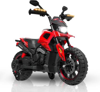 ODELEE Battery Operated Foot Accelerator Ride On Bike For Kids Bike Battery Operated Ride On