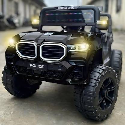 LITTLEPUP Electric Ride-On Car Toy with Bluetooth Music & Lights – Dual Control Mode Jeep Battery Operated Ride On