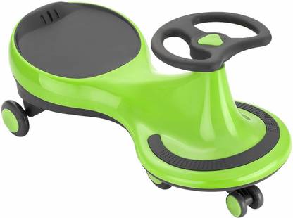 JoyRide Lil' Rider - Ride on Wiggle Car Swing Car Toys for Boys and Girls, Scratch Free 2 Year Plus 100 kgs Weight Capacity Awesome Apple Green Rideons & Wagons Non Battery Operated Ride On
