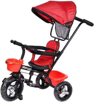 TOBY Quality Kids Tricycle Canopy Sunroof Protection/ mother handle age 1.5 -7 years Rideons & Wagons Non Battery Operated Ride On