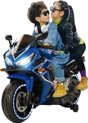 Wishmaster Big Size 2 Seater Bike 4 - 13 Years Kids | Jumbo Motorbike | Gift For Kid Bike Battery Operated Ride On