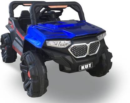 Thakran Kids battery operated ride on GLOSSY PAINT KUT JEEP car with remote control Jeep Battery Operated Ride On