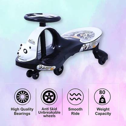 Myhoodwink Baby Panda Rideons & Wagons Non Battery Operated Ride On Car Non Battery Operated Ride On