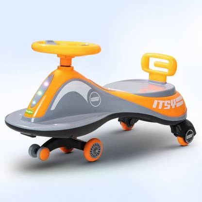 baybee Magic Swing Car for Kids Twister Push Rider Toy for Baby car with Lights & Music Rideons & Wagons Non Battery Operated Ride On