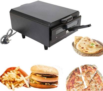 WELLBERG Advance Mini 10-Inch Combo Grill�Multi-Purpose Cooking for Pizza, Naan, and More Electric Tandoor