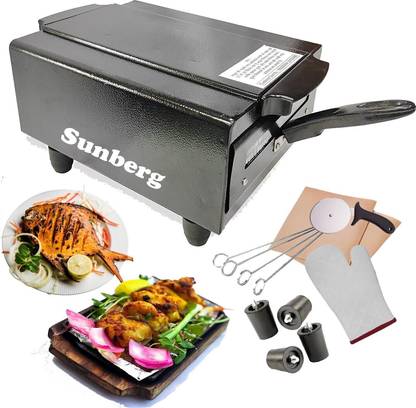 SUNBERG 14inch Pizza Maker Oven � Great for Baking, Roasting, and Grilling at Home Electric Tandoor