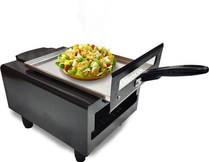 WELLBERG Smart Looking Mini 10-Inch Combo�Multi-Purpose Cooking for Home Kitchen & Pizza Electric Tandoor