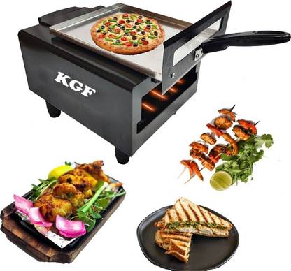 KGF Lightweight Micro Combo Grill | 1500W Pizza Maker for Shockproof Cooking Electric Tandoor