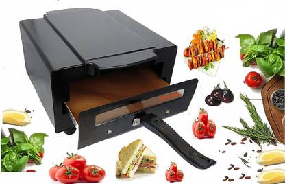 Chefman Smart 10-Inch Mini Grill Pizza Oven for Roti & Naan with Complete Accessories Electric Tandoor