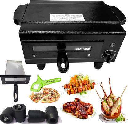 Chefman electric switch controller electric tandoor and barbeque grill 2000Watt with 2 Year warranty enjoy your delicious food with tandoori flavor Pizza Maker