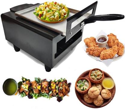 WELLBERG 14Inch Multipurpose Pizza Oven for Baking,Roasting,Healthy Grilling, and Cooking Electric Tandoor