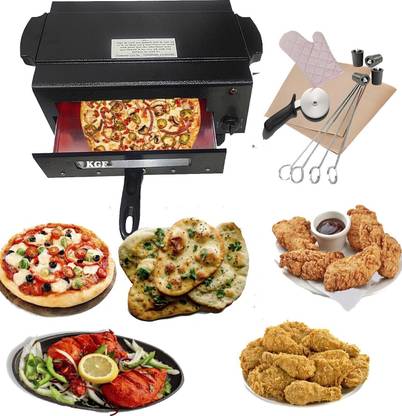 KGF 16-Inch Pizza Maker for Baking, Roasting & Grilling with Element Control Switch Electric Tandoor