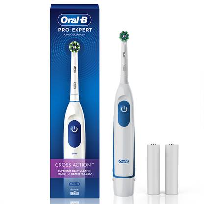 Oral-B Pro Expert Battery Operated with replaceable brush head Pro Expert Soft Rotating Battery, 2 min Timer, Electric Toothbrush