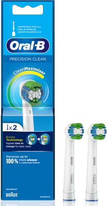 Oral-B Precision Clean Soft Brush Heads (For Vitality/Pro/Smart Series), Electric Toothbrush