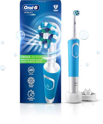 Oral-B Vitality Blue, 2 Brushing Modes, 2 Min Timer,Rechargeable Electric Toothbrush