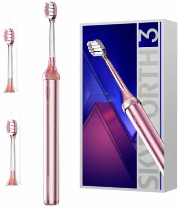 Yuva Pulse Electric Toothbrush for Adut, 38,000 VPM Motor, 5 Cleaning Modes 2 Minute Timer, Electric Toothbrush