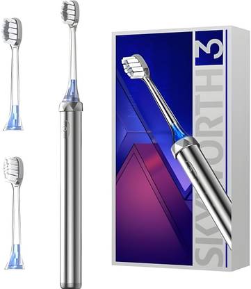 Yuva Pulse Electric Toothbrush for Adults | 5 Cleaning Modes Type-C USB Rechargeable Electric Toothbrush