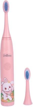 UniBoss Electric Toothbrush for Kids, Adults, 1 Extra Bristle Head,Free AA Battery,Pouch Electric Toothbrush