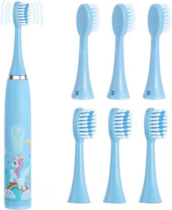 Smilebaby Electric Toothbrush Children From 3-12 years with 7 Brush 4 Modes Pink Electric Toothbrush