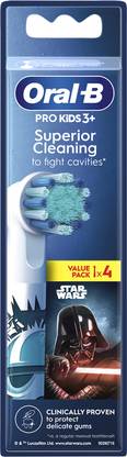 Oral-B Kids Star Wars, Soft Refill Brush Heads, Electric Toothbrush