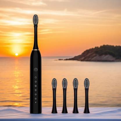 CeramiQ Sonic Toothbrush with USB Charging and 3 Cleaning Modes Electric Toothbrush