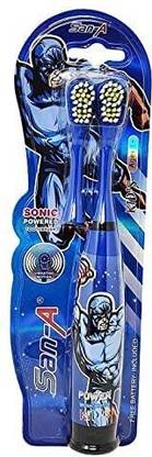Daizen's Cartoon Printed Electric Toothbrush Extra Soft Electric Battery Powered for Kids Electric Toothbrush