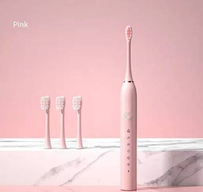 Kellsie Rechargeable Ultrasonic Tooth Brush Smart Timer IPX7 Waterproof Electric Toothbrush