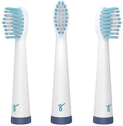 caresmith SPARK Electric Toothbrush Replacement Brush Heads 3 Pack (Medium) Electric Toothbrush