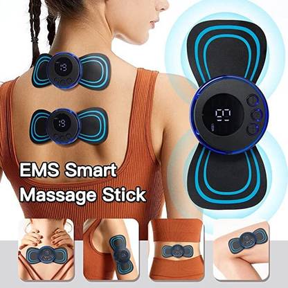 Zinnia Mini Body Massager, Portable Mini Massager with 8 Modes and 19 Strength Level Electric Toothbrush