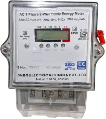 BAHUL ISI MARK DIGITAL METER ACCURATE READING SINGEL PHASE M157 Electrical Fuse