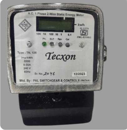 Texon electric sub meter Digital sub meter big strong CABINET ISI MARK T123 Electrical Fuse