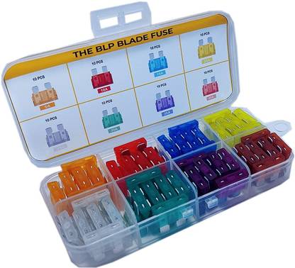 THE BLP Automotive Big Blade Fuse for Car, Bike & Truck Big Blade Fuse (80pcs / Each 10) Electrical Fuse