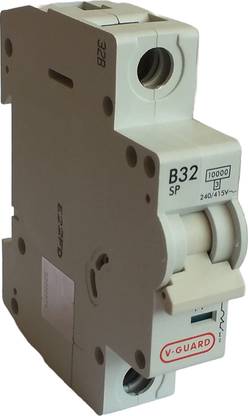 V-Guard 32 Ampere Single Pole B Curve MCB 32A SP MCB