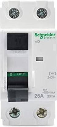 schneider 25A 2POLE 30MA RCCB 25A 2POLE 30MA RCCB MCB