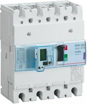 Legrand 160A 4P DPX25ICU 50kA MICROPROCESSOR RELEASE MCCB S2 LSI 420377 MCB